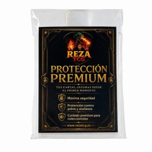 Fundas Protectoras con Pestaña para Cartas TCG – Pack de 100